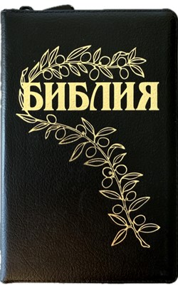 Библия Геце на молнии , кожа черная