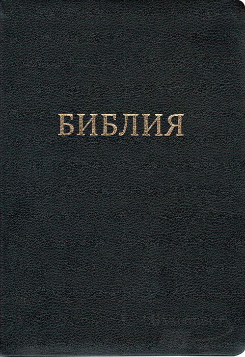 Библия, кожа черная, 077 T