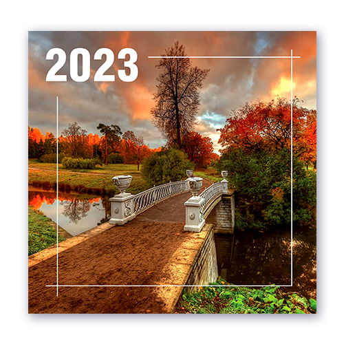 Календарь перекидной, настенный на скобе 2023 "Природа"