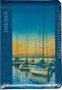 Библия на молнии, кожзаменитель синий, лодки 055 ZTI