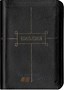Библия на молнии с индексами, кожа черная 047ZTI